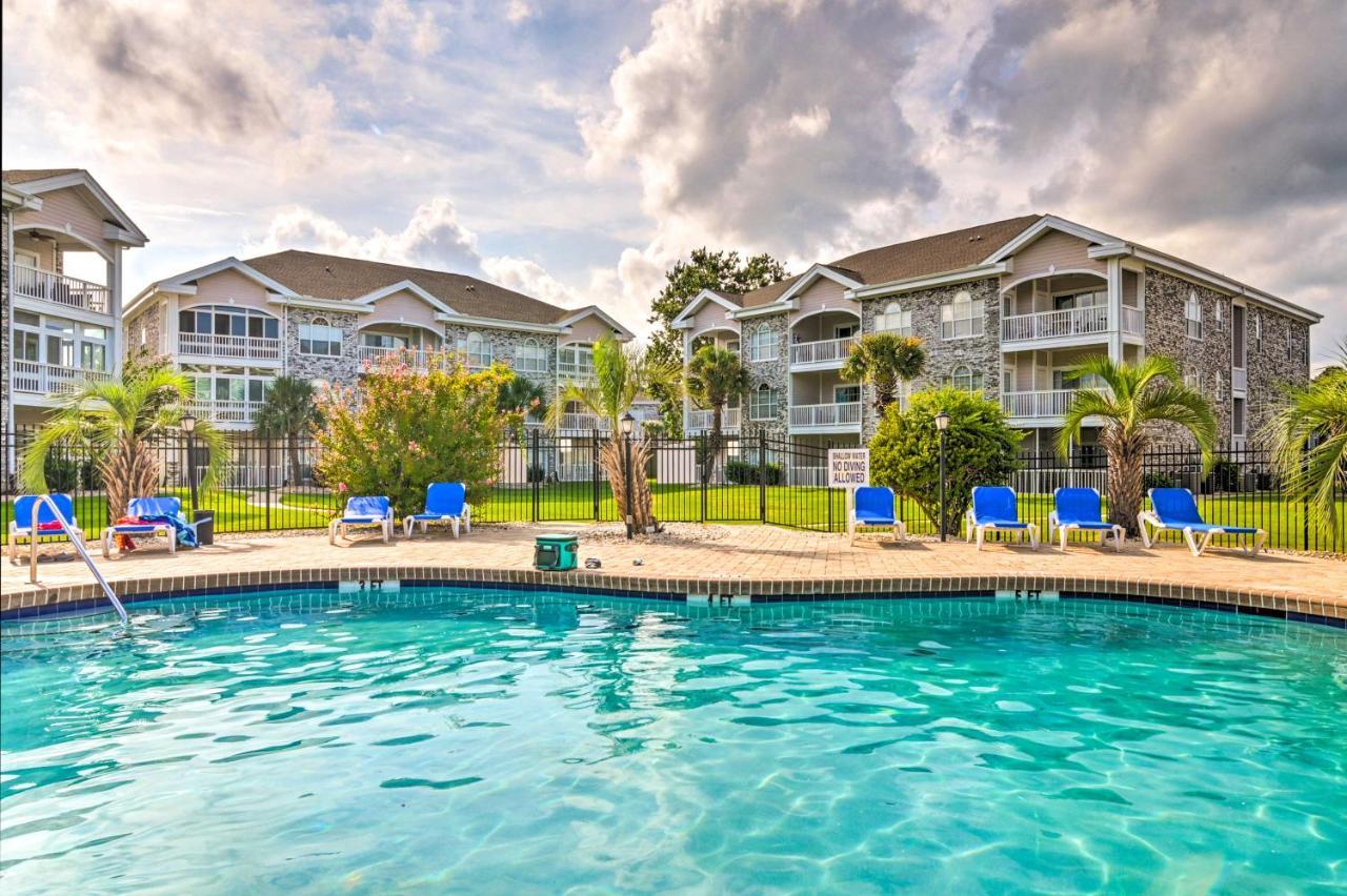 Bright Myrtle Beach Condo On Golf Course With Pool! Exterior photo